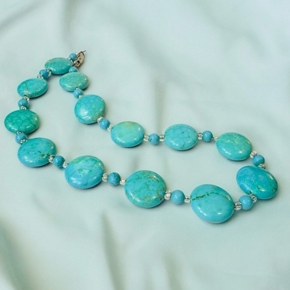 Blue Jadeite Necklace (18”) - Picture 2 of 8